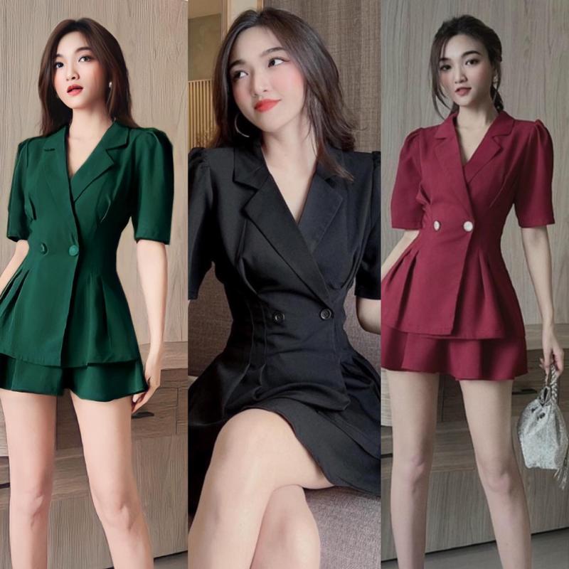 Thời Trang Bigsize - Váy Đầm Bigsize Thiết Kế Dự Tiệc Nữ Cao Cấp Xinh Đẹp Sang Trọng Dễ Thương Giá Rẻ 50-95kg Cotton Dress Màu Đỏ Màu Đen - 1003