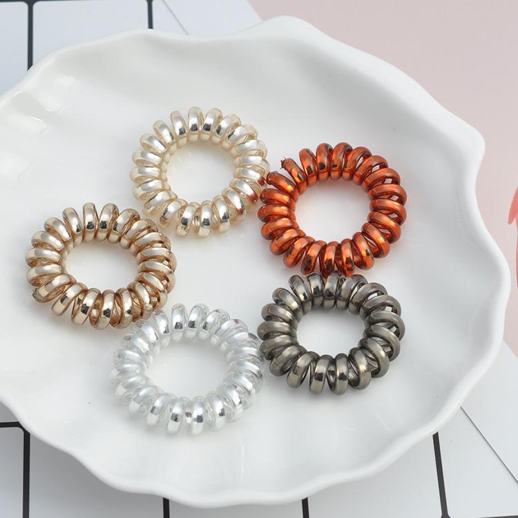 Metallic Telephone Wire Telephone Line Wire Hair Ties Wire Ring ...