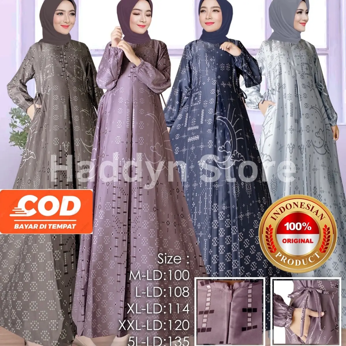 ALIA DRESS (READY JUMBO LD 135 / 5L ) Gamis Silk Terbaru /Gamis Silk Motif /Gamis Pesta Kekinian/Gamis Motif Pesta Kantong Muslim Kondangan Silky Wanita Mewah Karet Belah Samping Lebaran Maxi Ibu