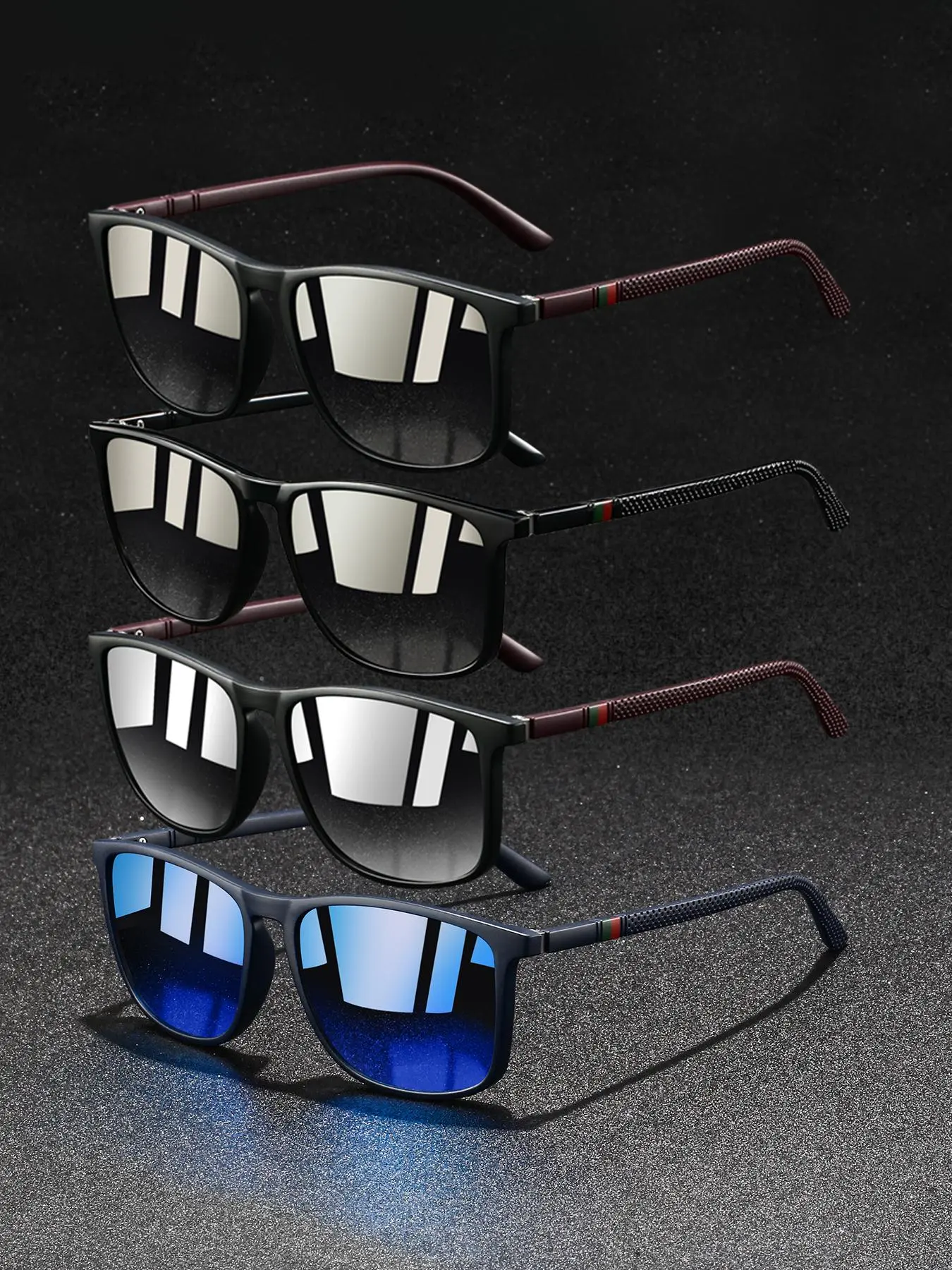 Unisex Vintage Trendy Sunglasses, Retro Outdoor Sports Sunglasses, Fashionable Sunglasses for Men & Women for Everyday Use
