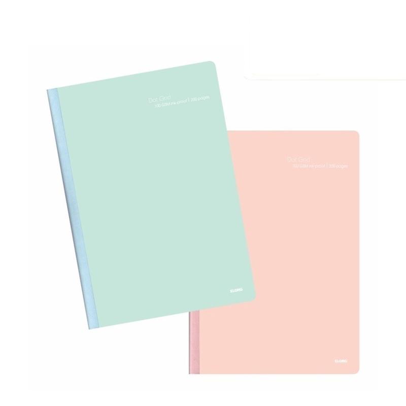  Vở Klong giấy chấm dotgrid B5 80 120 200 trang may dán gáy bìa bìa trơn xinh xắn VPPTUEMINH 