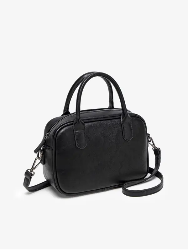 Women's Solid Color Handbag, Fashionable Large Capacity Commuter Bag, Versatile Shoulder Bag for Daily Use, Casual Trendy Versatile High-quality Daily Commuting Bag 8