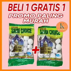 Beli 1 Gratis 1 Kapur Barus Kamper Wangi anti Tikus dan kecoa isi 25 gr  Naphthalene Disk Ball Kamper Barus Pengharum Lemari Baju