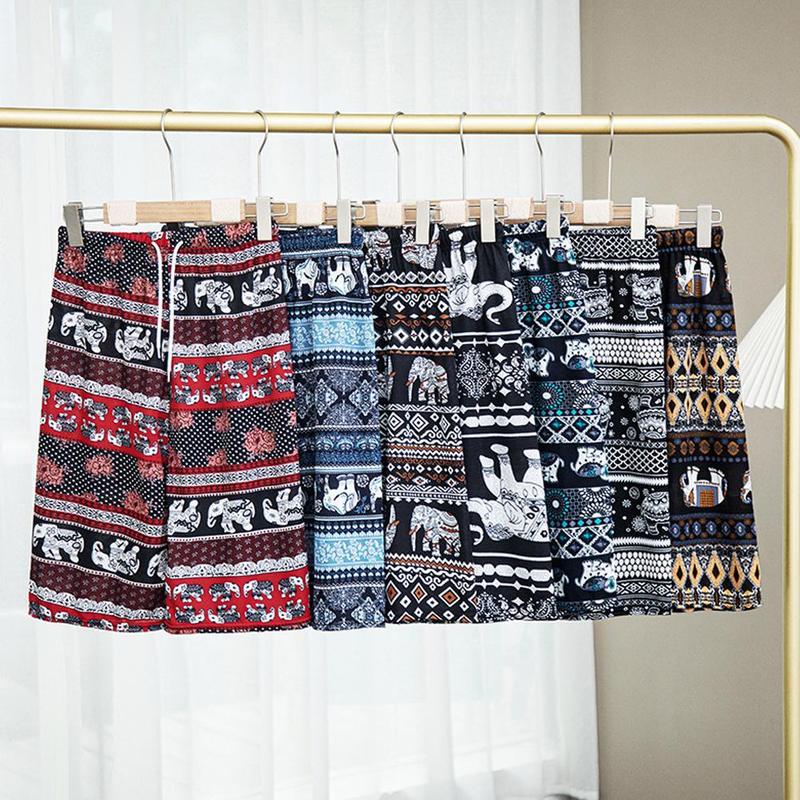 Product Introduction of Elephant Shorts Soft Cloth Comfortable To Wear Shorts Travel Sleep Stay At Home Elephant Pattern Pants With Many Patterns To Choose 25