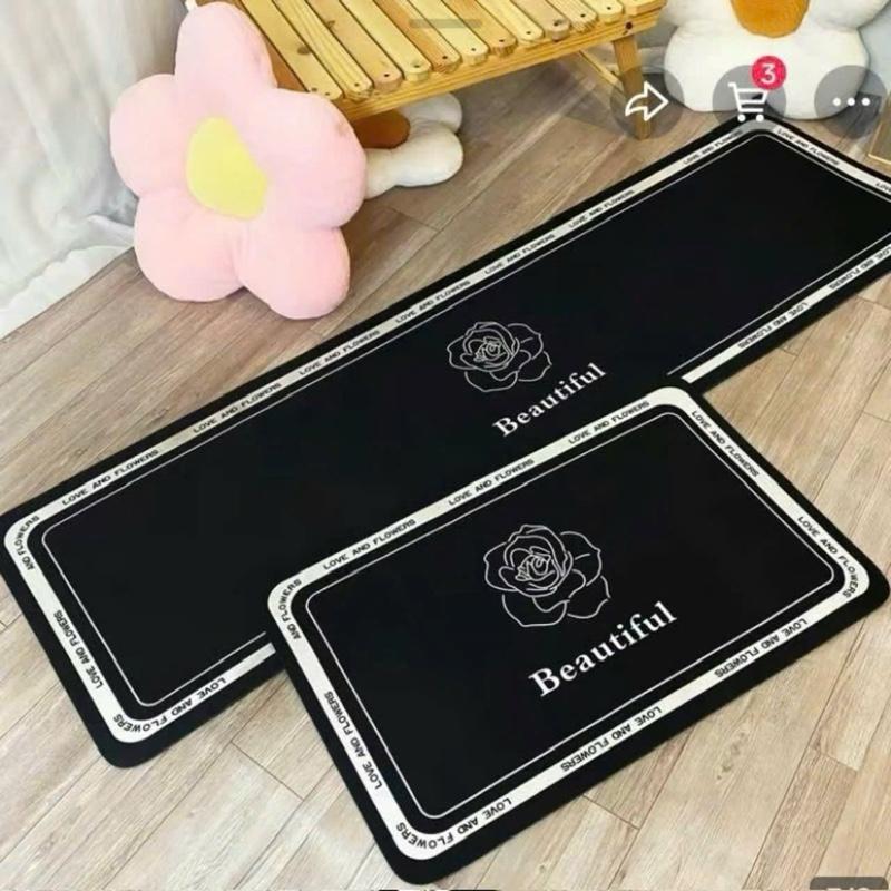 Bộ 2 Thảm 5D đẹp sang hàng nhập V.iP Dầy loại1A+ giặt máy(120 x40 60x 40) 1