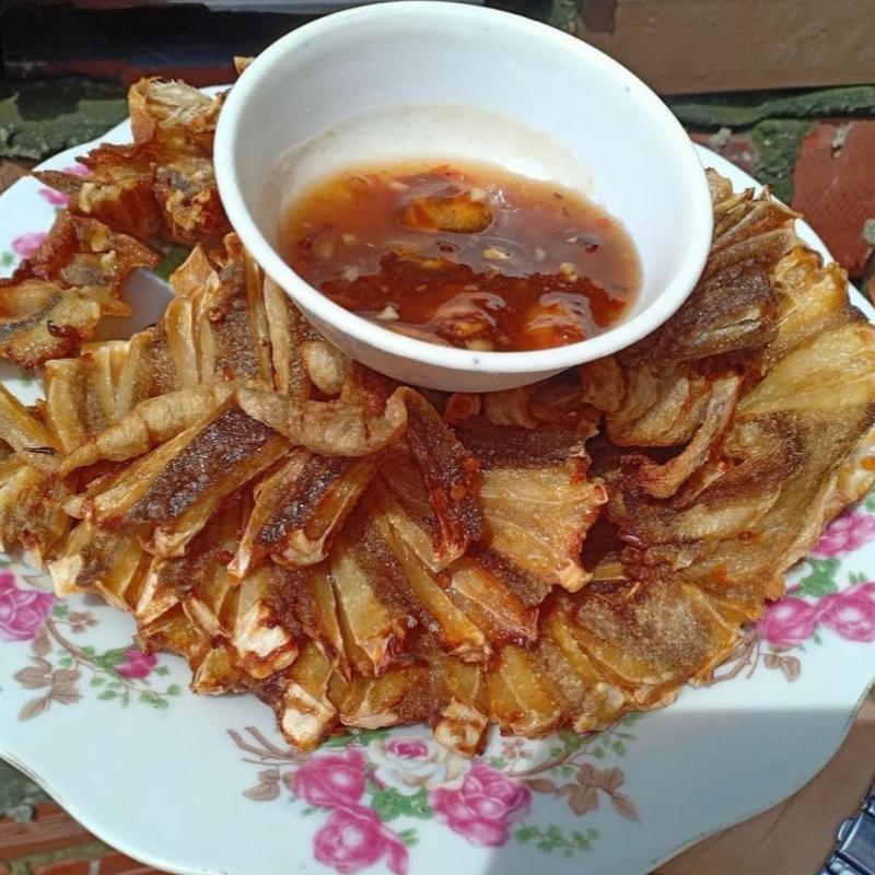 KHÔ CÁ ĐUỐI NẺ (CHIÊN MẮM ME BAO NGON)- khô cá đuối vừa ăn  Food