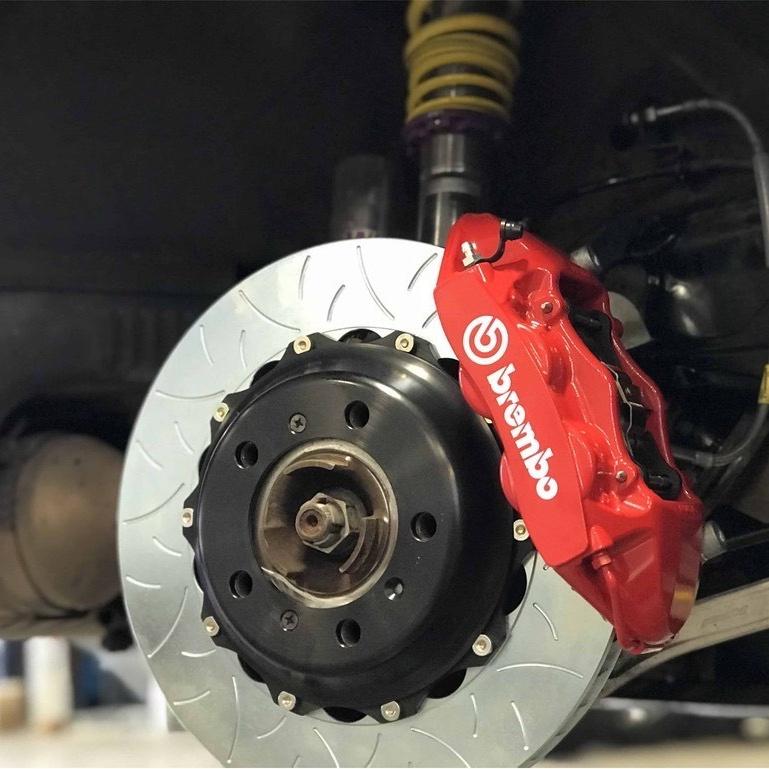 Bộ 2 Chiếc Ốp Độ Má Phanh Đĩa Brembo Màu Đỏ Phong Cách Thể Thao Đẳng Cấp 3