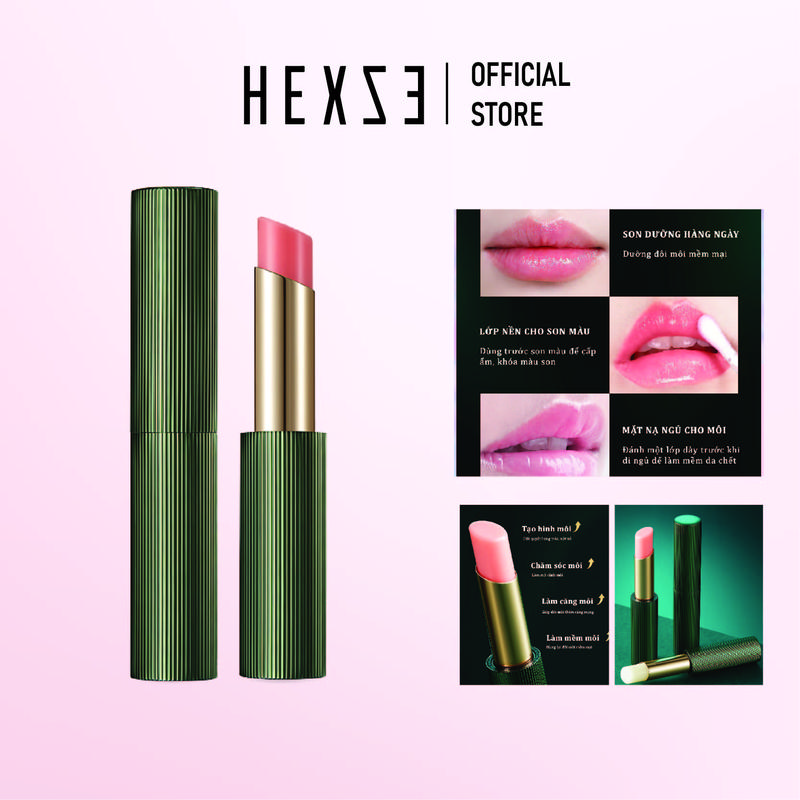 Son dưỡng Peptide dưỡng ẩm mềm môi HEXZE chống nhăn môi săn chắc làm đầy rãnh môi cho đôi môi căng mọng