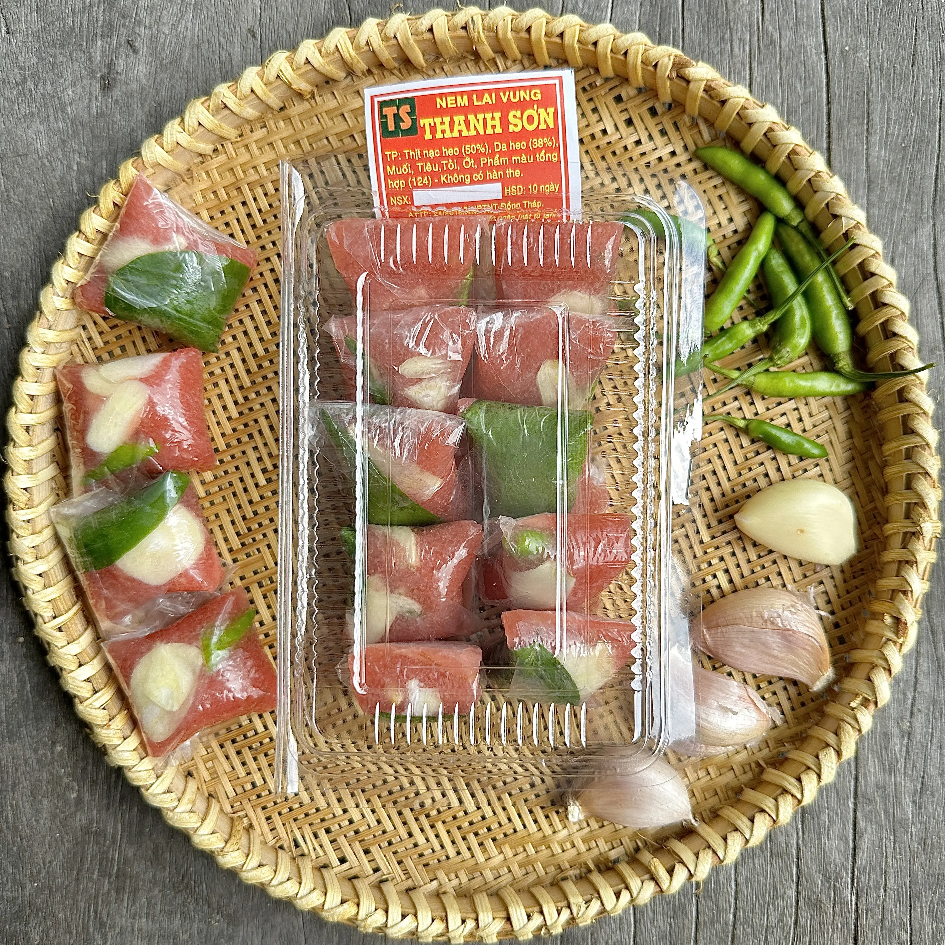 [QUÀ TẶNG] 1 Hộp Nem Chua 160gr -  Đặc sản Lai Vung