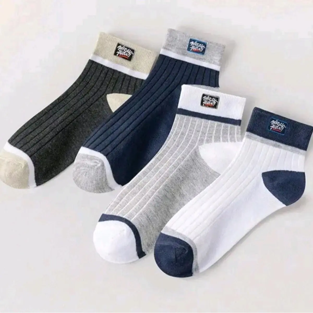 Sét 10 Đôi Tất Nam Thể Thao Cổ Ngắn Thoáng Khí Co Dãn 4 Chiều Sport