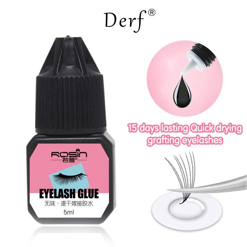 Keo dán lông mi giả, lâu trôi, màu đen, không thấm nước, chất lượng chuyên nghiệp, nhanh khô, mỹ phẩm, 5ML