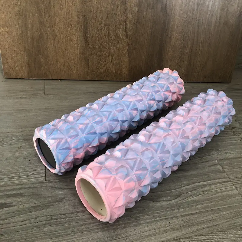 Camouflage Foam Roller Solid Foam Roller Muscle Deep Massage Relaxation Spiked Club Home Fitness Equipment Roller Wheel Body Care Comfort