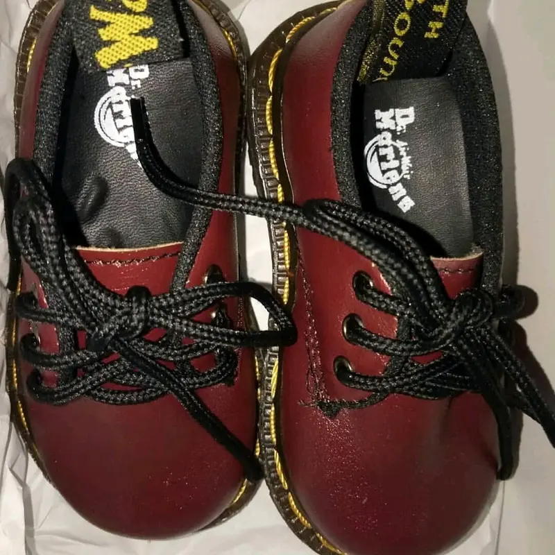 Sepatu Docmart kids 3 hole/lubang ready size 21-35 bahan kukit sintetis 1