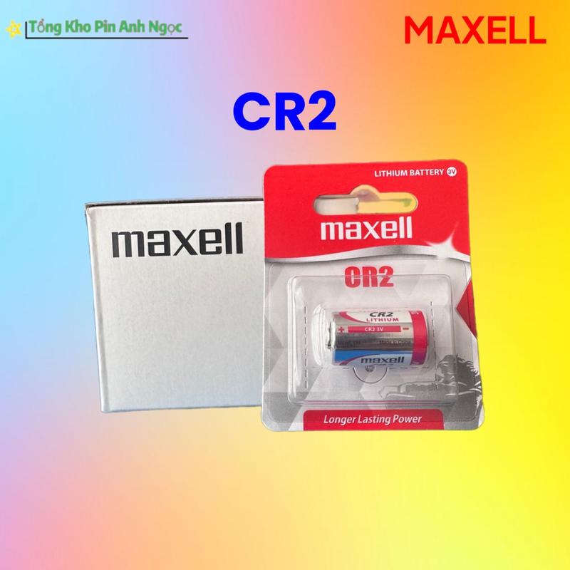 Pin CR2 Maxell Lithium 3V Hàng Chính Hãng - Vỉ 1 Viên