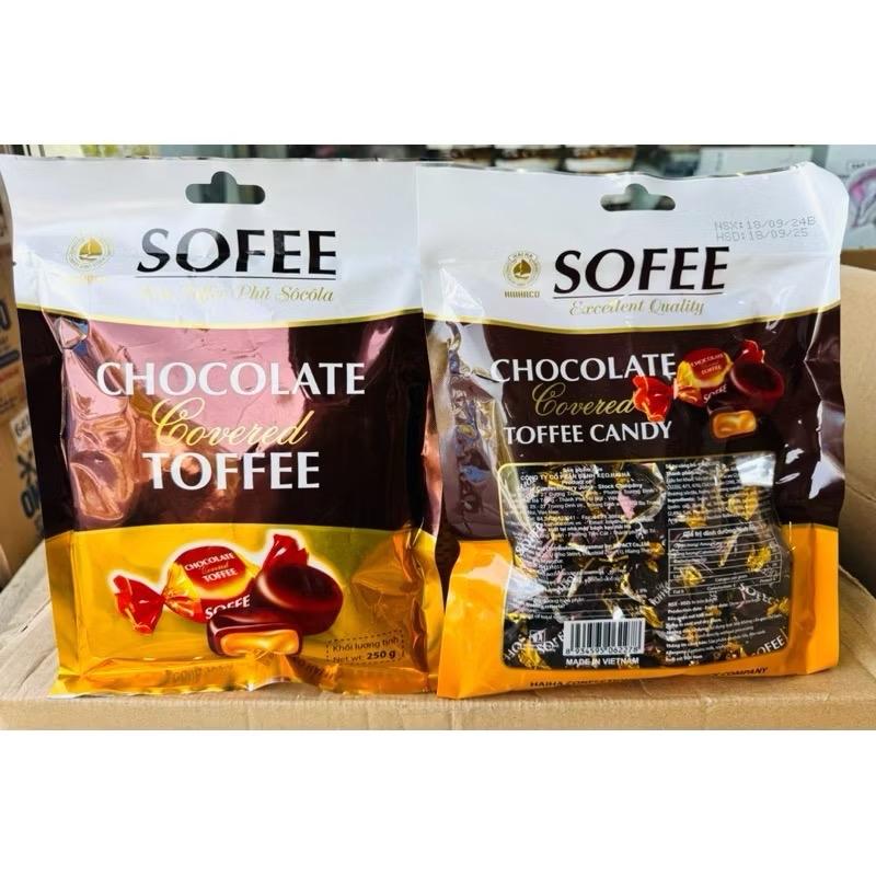  Kẹo Sofee Chocolate Toffee Hải Hà 250G   Siêu Ngon   