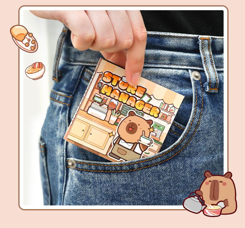 Product Introduction of Capybara Magnetic Quiet Book Stickers – Xinmo Creative Magnetic DIY Activity Book Educational Toy Stickers for Children 28