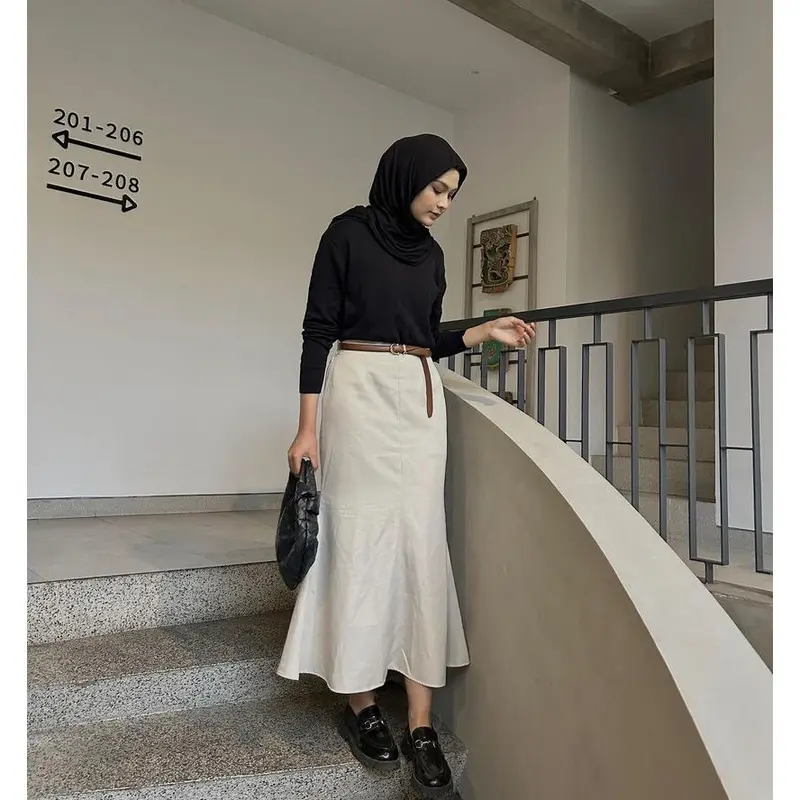 Rok Mermaid Basic Polos Kimka 1