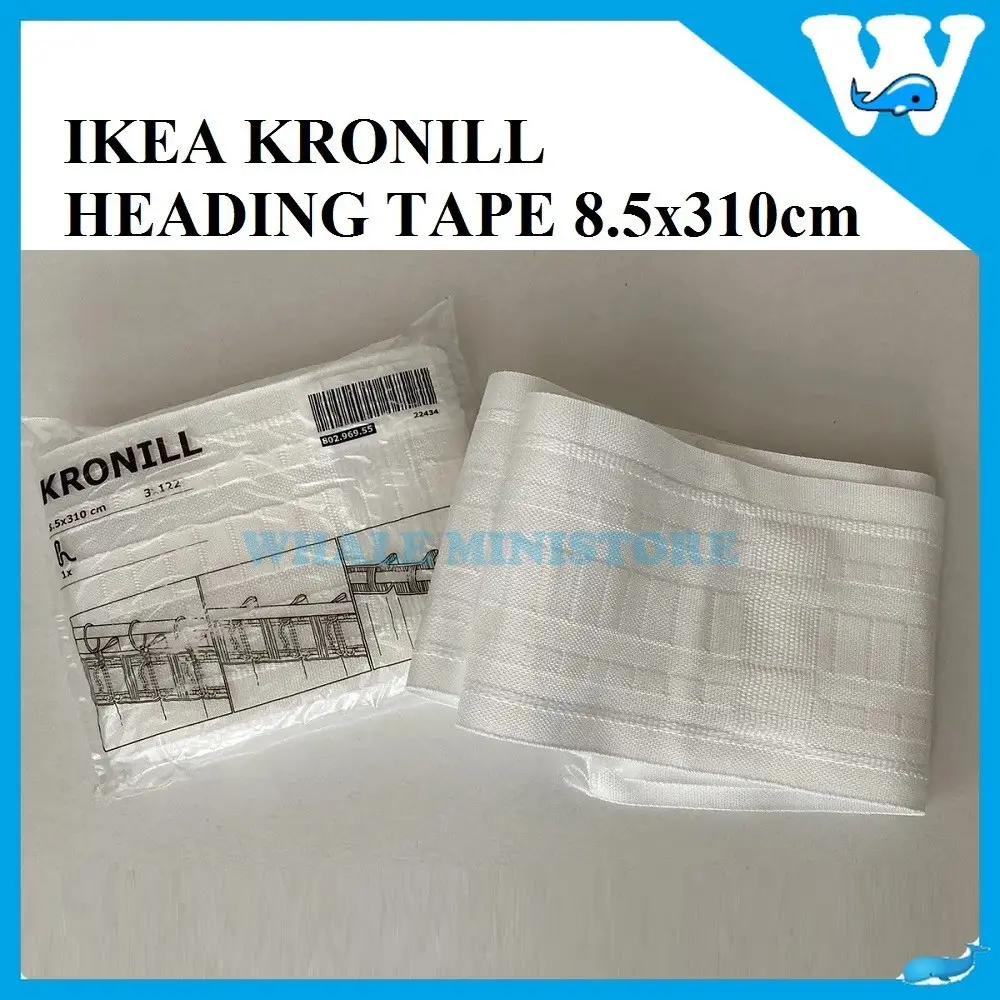 IKEA KRONILL LONG HEADING TAPE FOR CURTAINS 8.5X310CM / PITA LANGSIR PANJANG