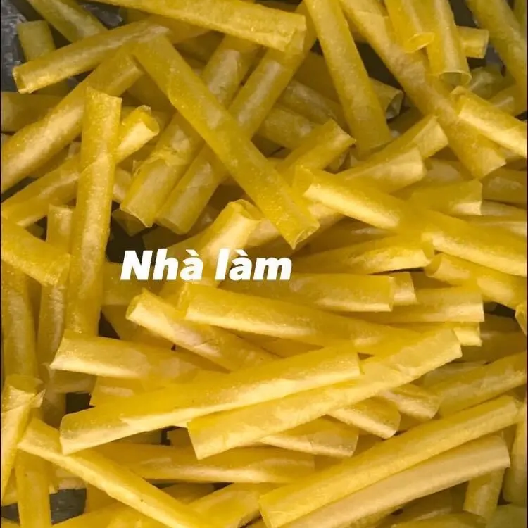Ram vàng cuộn ống bịch 300gram - Snack Ăn Vặt Thức Ăn 0