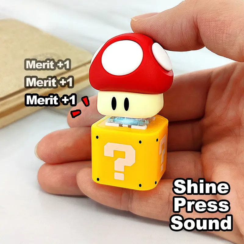 Super Mario Keychain Funny Pressable Keychain With Anime Sound Effects ...
