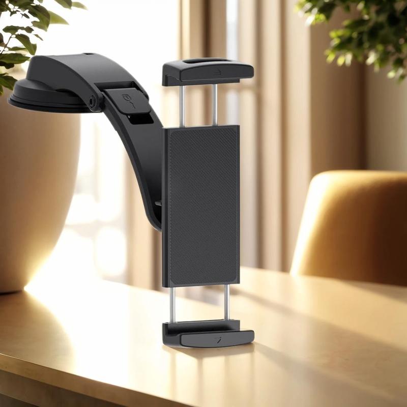 Car Navigation Phone Holder, Car Dashboard Phone Holder with Suction Cup, Universal Car Phone Holder for Tablet & Smartphone 5