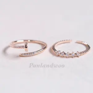Panlandwoo - Cincin Set Wanita Gabriella Adjustable - Cincin Set Aesthetic Elegan Rings
