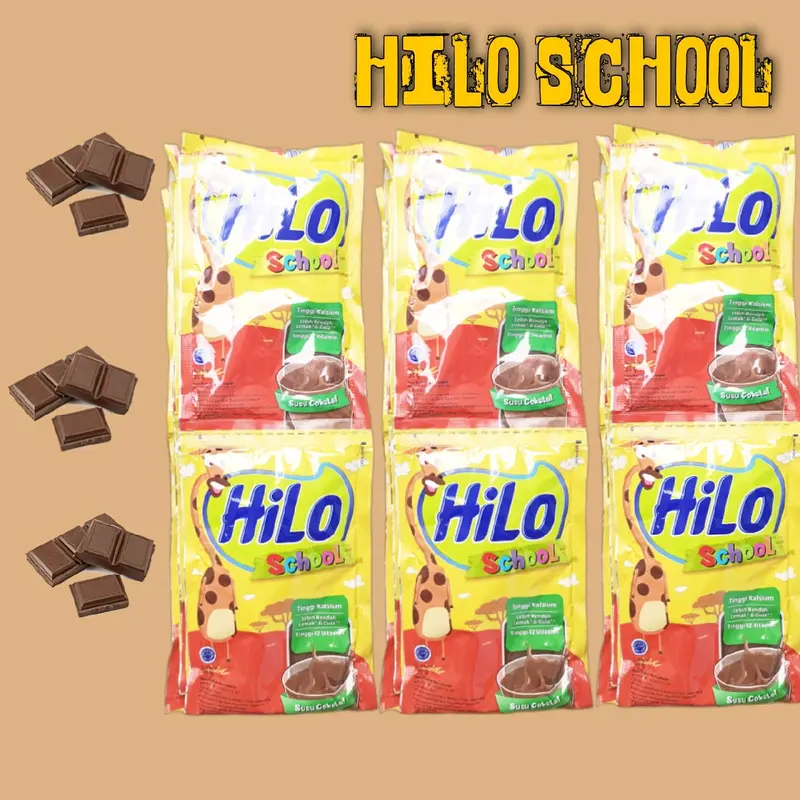 Harga Hemat Hilo School Chocolate isi 30 Sachet Susu 3