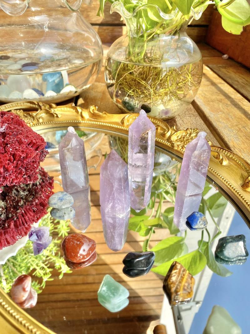 Product Introduction of Tinh thể thạch anh tím màu Lavender hỗ trợ ngủ ngon may mắn bình an 1