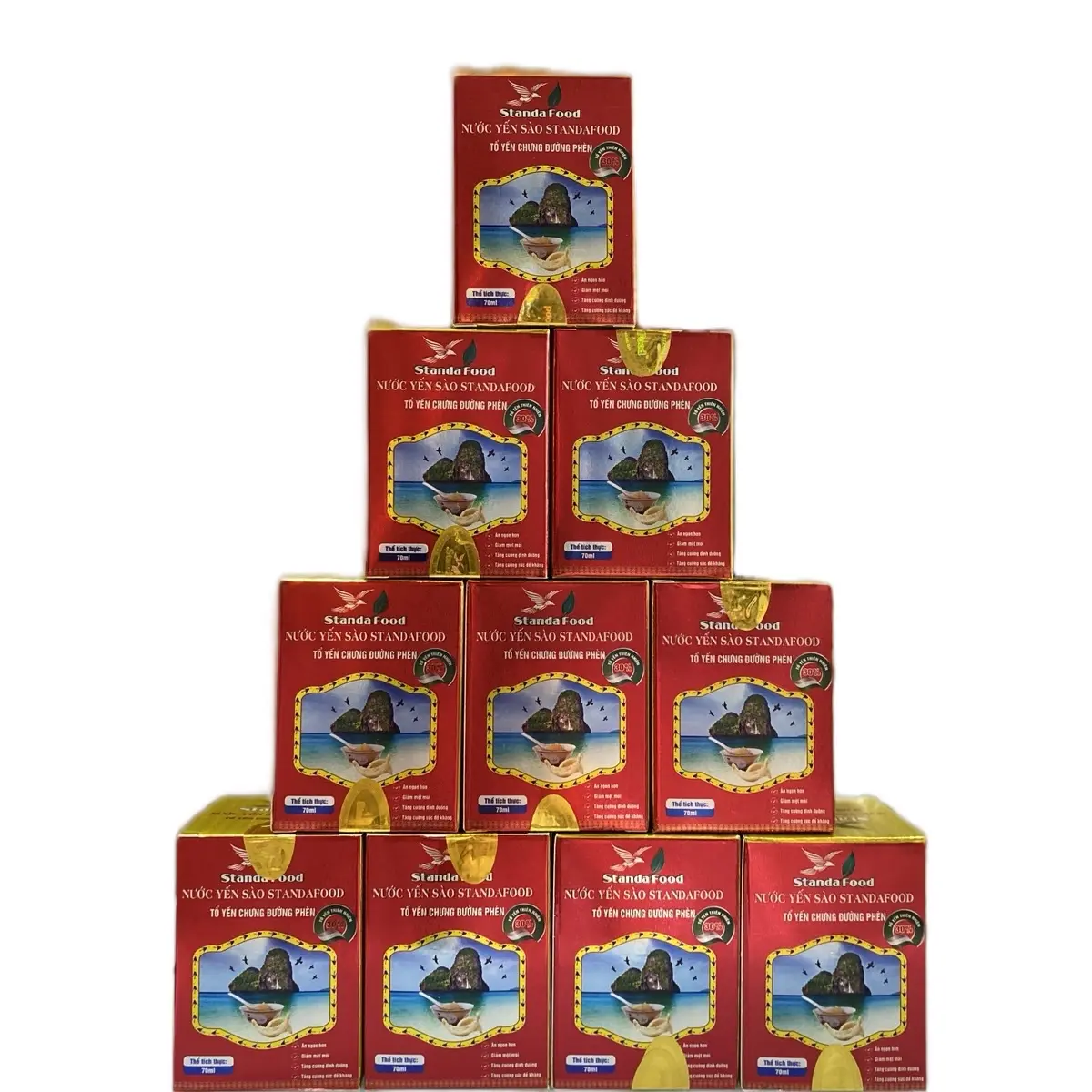 10 Hủ Yến Cao Cấp Full Hộp Khánh Hoà 39% Yến Tươi-Hỗ Trợ Sức Khoẻ yến  sào chưng sẵn Đường phèn yensao