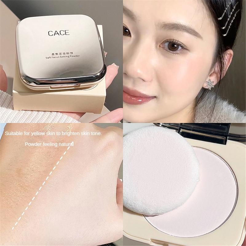 Phấn Phủ Dạng Nén Lì CACE, Không Thấm Nước, Kiểm Soát Dầu, Nhẹ, Chống Mồ Hôi, Độ Che Phủ Cao, Kem Che Khuyết Điểm, Phấn Trang Điểm Tiêu Điểm Mềm, Dành Cho Phụ Nữ, Mỹ Phẩm,lot,estee,nuoc