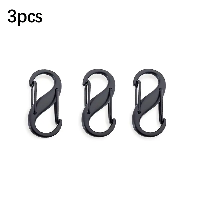 3 Zipper Clip Anti-Theft Device, Double Opening Zipper Lock Anti-Theft, S-Shaped Zipper Lock Is Suitable for Backpack to Keep Zipper Closed, Suitable for Travel Camping Luggage yoga  sit 7
