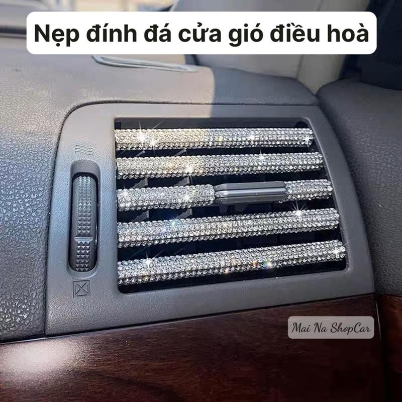 Thanh Nẹp Đính Đá Cửa Gió Điều Hoà Xe Ô Tô - Trang Trí Nội Thất Xe Hơi Sang Trọng - MaiNa ShopCar