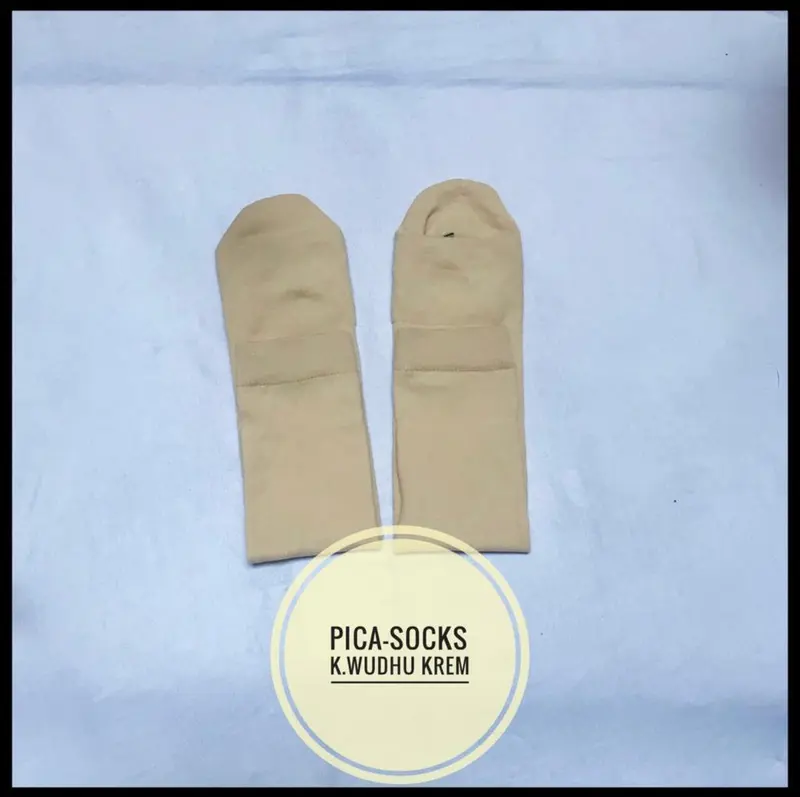 kaos kaki wudhu umroh haji travelling nylon spandek 1
