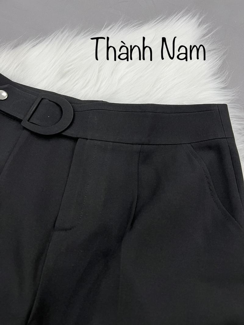 Product Introduction of Quần âu dáng baggy mã 000 chất xước lạnh mỏng mềm nhẹ và mát thanh lịch cho nữ. THÀNH NAM 4
