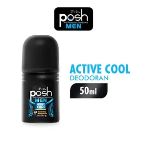 Posh Men Roll On Active Cool 50ml Posh Men Roll On Active Cool 50ml