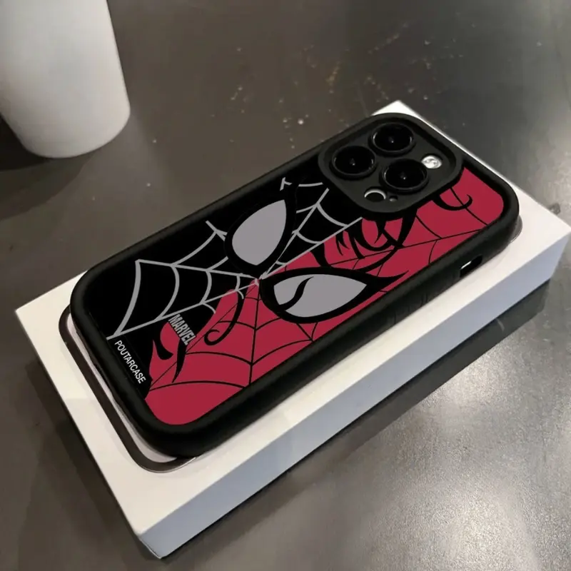 Case for Oppo A60 A18 A16 A17 A38 A78 A58 A12 Case OPPO A37F A15 A3s A5s A31 A16K A17k A77s A7 A12e A53 A79 A54S A1K A5 A9 F9 Reno 8T Kesing Kartun Marvel Cool Spider-Man Motif Case poomokuli 3