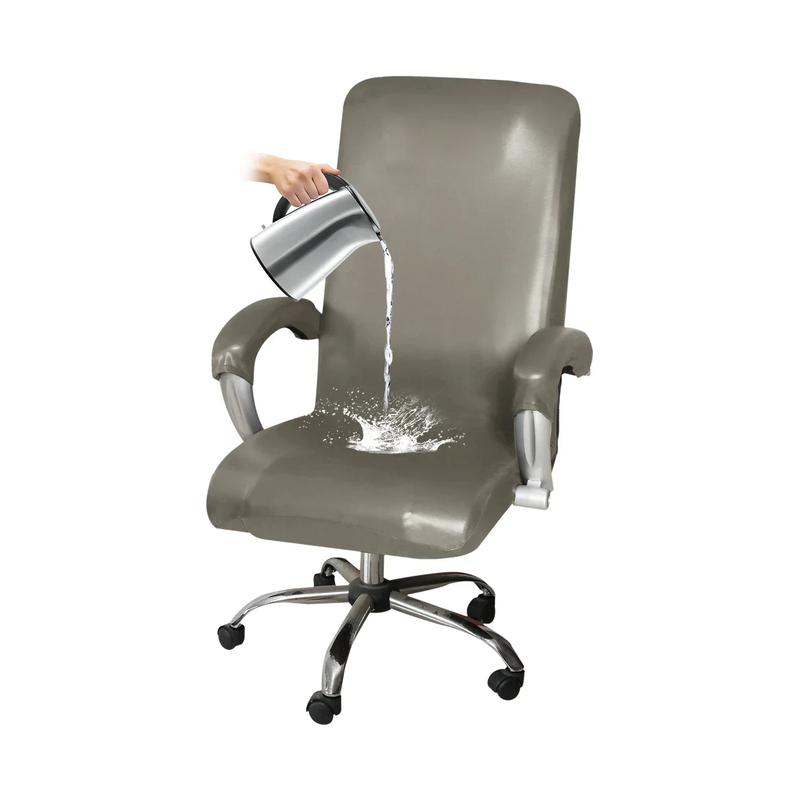 Product Introduction of Waterproof office chair cover PU leather computer gaming chairs slipcover rotating removable armchair protector cover study room 19