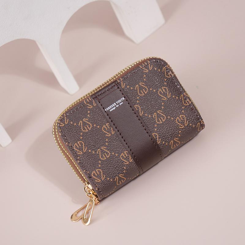 Ví Nữ, In và Ghép Nối Mới 2025, Phong Cách Hàn Quốc, Ngắn Và Nhỏ Gọn, ví đựng tiền Xu 30% Thiết Kế Độc Đáo Đơn Giản Và Sức Chứa Lớn, Ví Đa Năng, Bao Gồm Gói Thẻ.