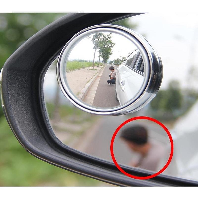 Gương Cầu Lồi Gắn Kính Hậu Ô tô Xoay 360 Xóa Điểm Mù 1