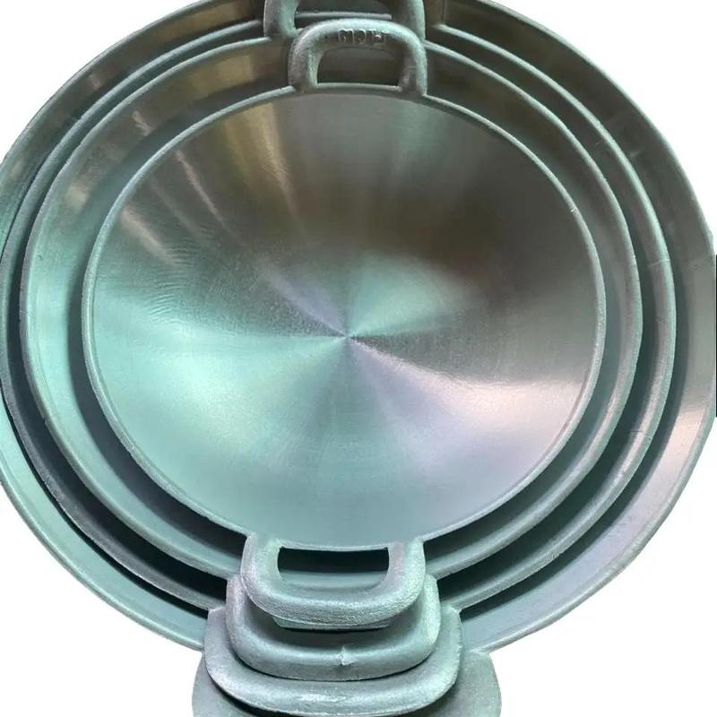 TT chảo gang thái từ số 0 đến số 6 đầy đủ kích thước  25 30 33 36 40 43 50 (cm)-đúc nguyên khối chống dính tự nhiên chảo đổ bánh xèo