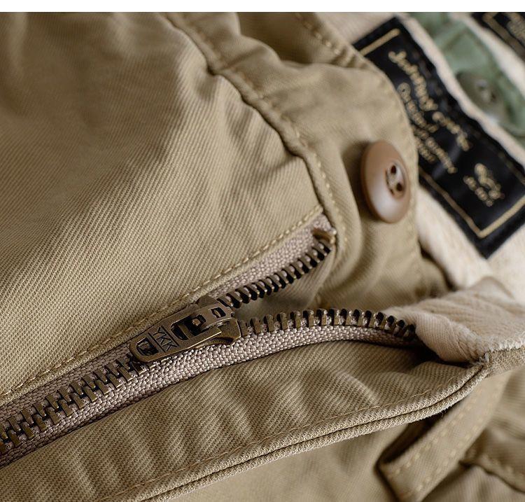 Product Introduction of Summer New Casual Shorts Men's Textured Slim Fit Trendy Capris Men's Versatile Straight Cargo Pants 9