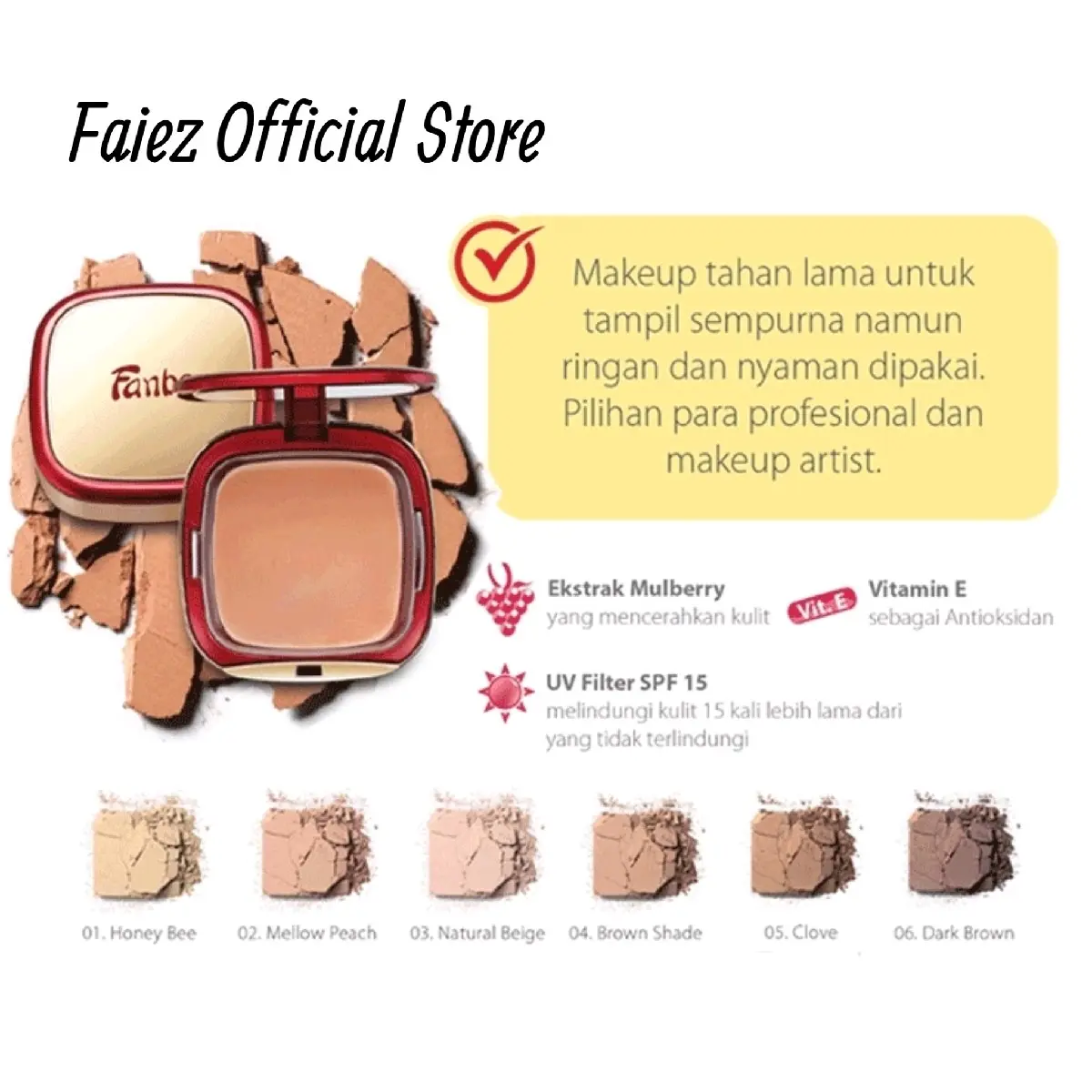 FANBO MAKE UP ARTIST PROFESIONAL PRO FITER