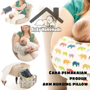 Arm Nursing pillow Bahan Katun LEMBUT  - Bantal tangan untuk menyusui - AYAY.HOMEMADE - MOTIF KARTUN Katun Katun
