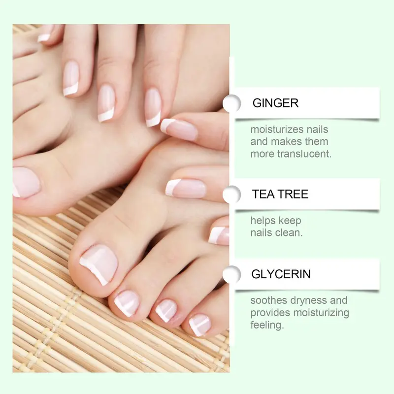 Ginger Nail Care Serum, 1 Box/2 Boxes Nail Strengthening Serum, Nail Care Product for Women & Men, Daily Nail Care Product for Daily Use 5