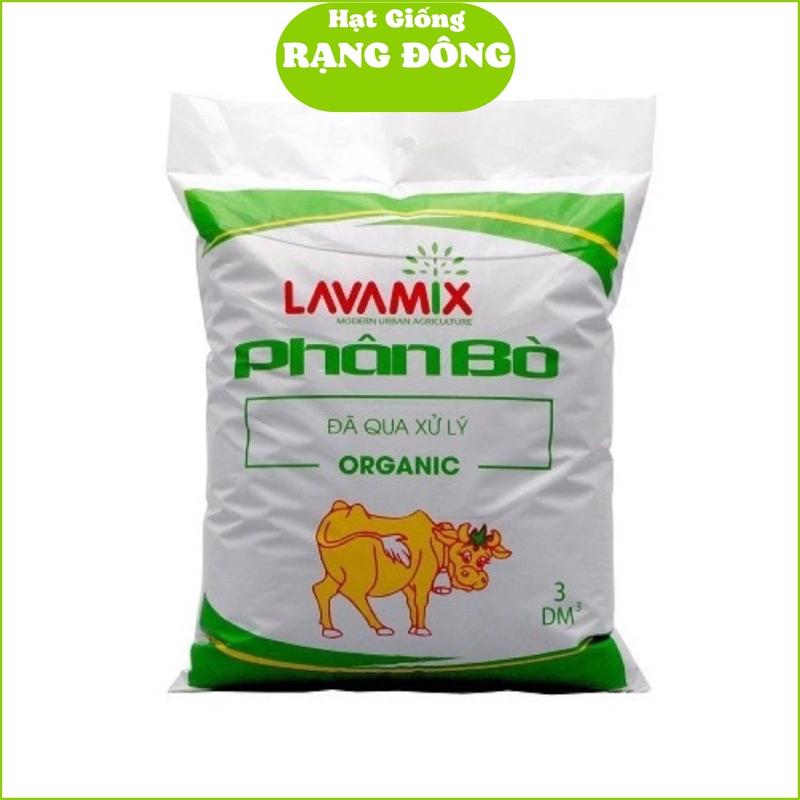 Phân Bò Hữu Cơ Đã Qua Xử Lý (3dm - khoảng 1kg) bổ sung đạm, bón lót cho rau củ quả, hoa kiểng