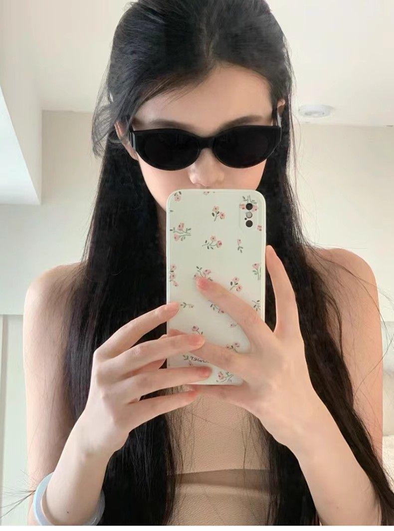 Product Introduction of Sunglasses for women, retro spicy girl, cat eyes, small frame glasses, polarized anti UV sunglasses, small face 4