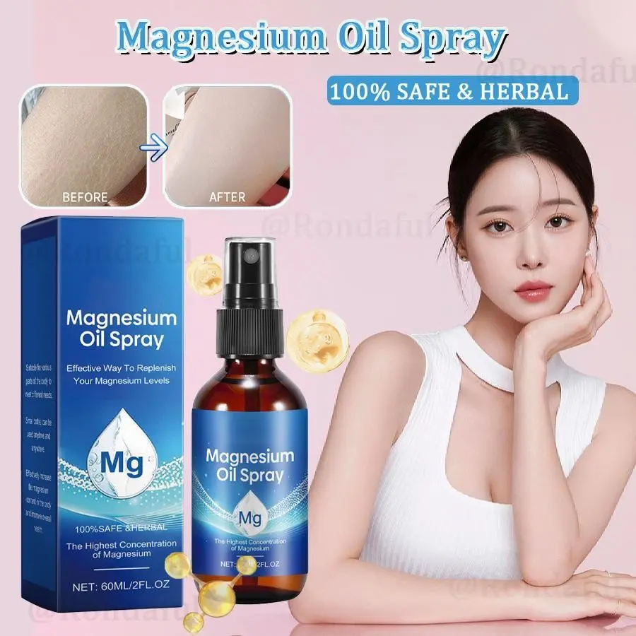 Magnesium Magnesium for Feet 60ml Magnesium Oil Pure Magnesium Oil for Feet Quick Absorption Magnesium