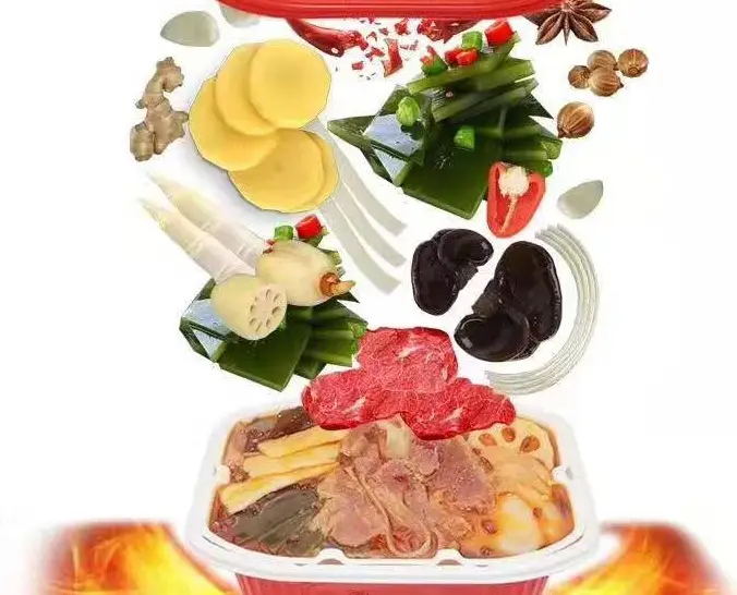 Lẩu tự sôi tứ xuyên ( lẩu ăn liền ) - Lẩu Cá Viên Cay 2