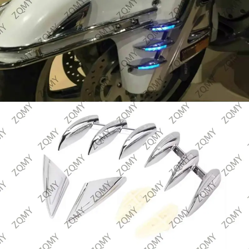 For Honda Fork Tower Accents Gold Wing Goldwing GL1800 2001-2011 Decoration Bokykits Parts Accessories Chrome