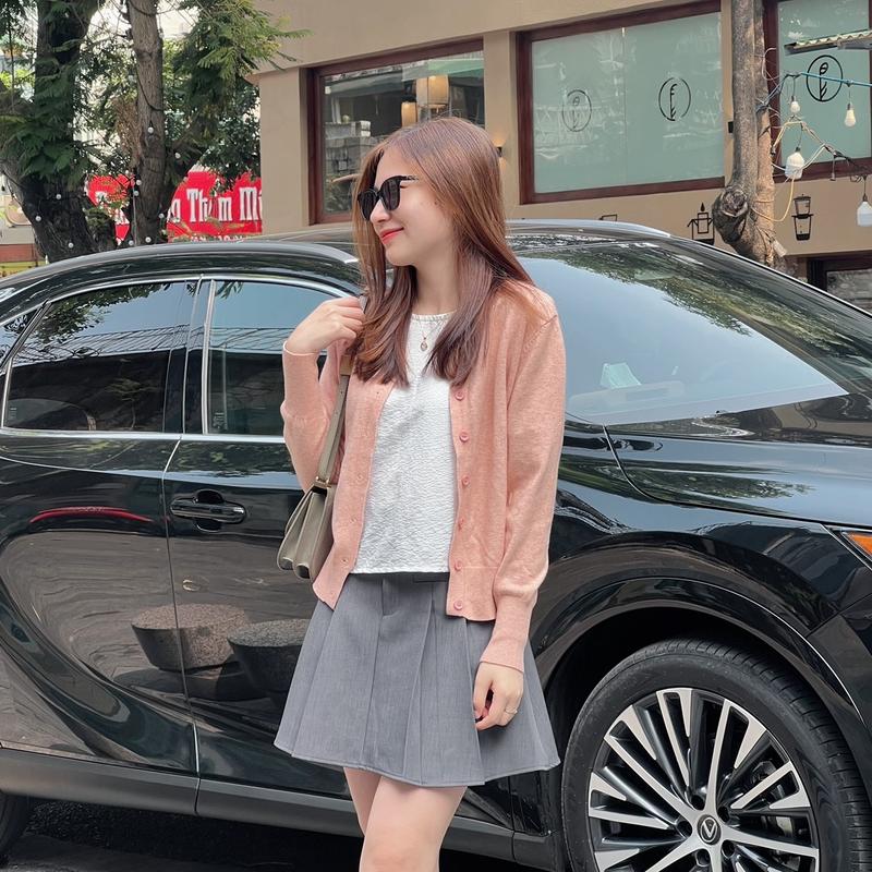 Áo cardigan trơn len mịn by Lily CDG02 Nữ 4
